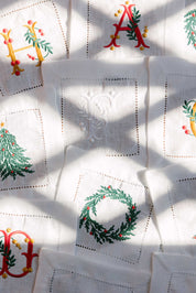 Mafra table linen with Christmas embroidery