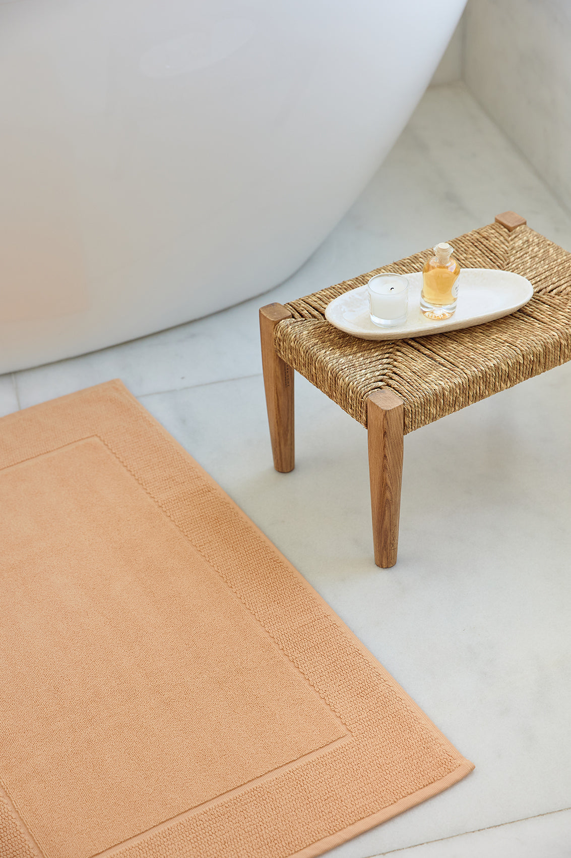 Light orange bath mat - Torres Novas