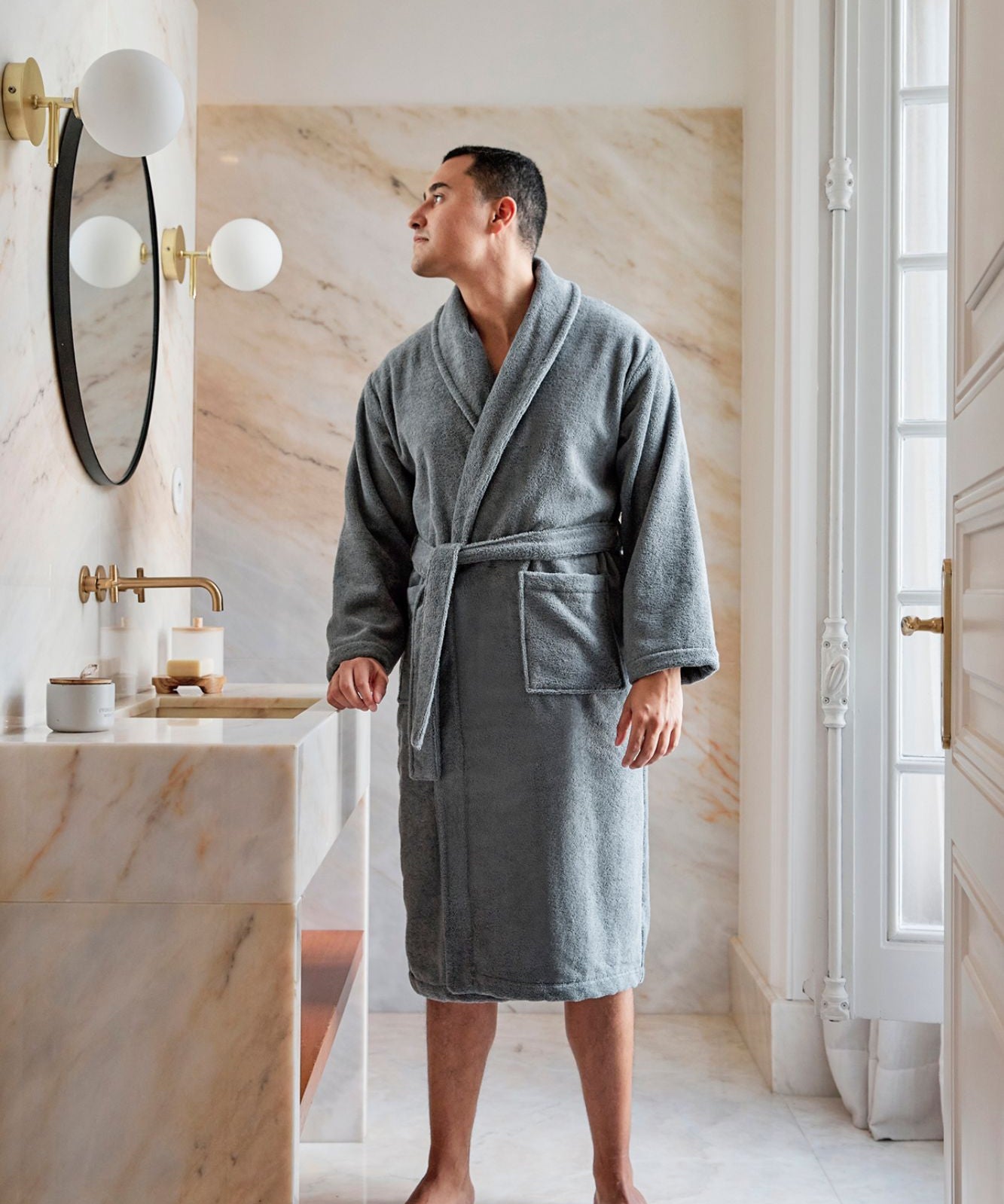 Grey bathrobe - Torres Novas