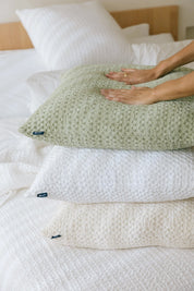 Khaki green Waffle Bedspreads - Torres Novas