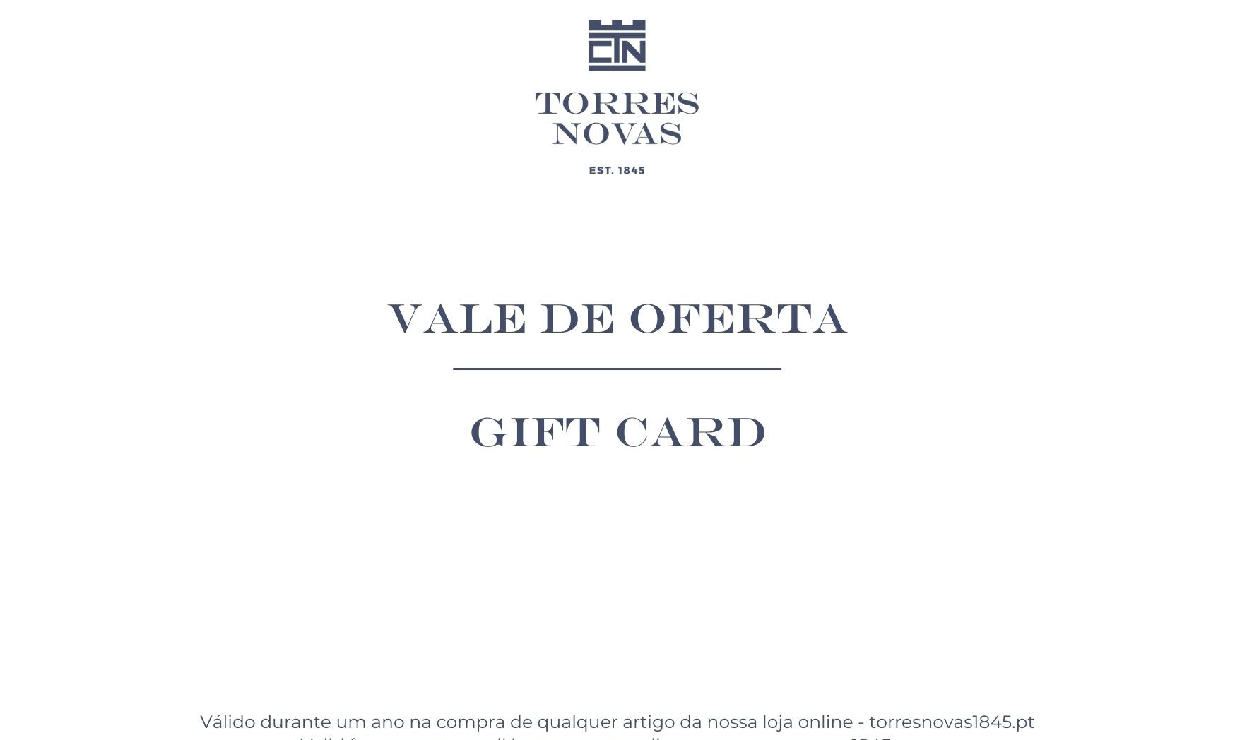 Torres Novas gift card - Torres Novas